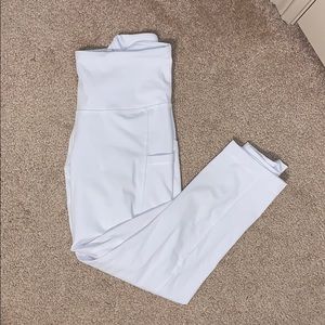 White 90 Degree Leggings